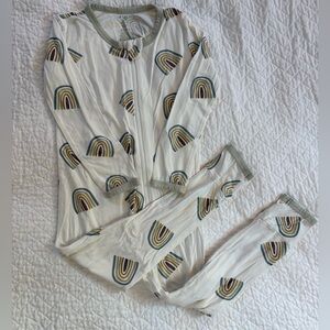Kyte Baby Aloe Rainbow one-piece pajama